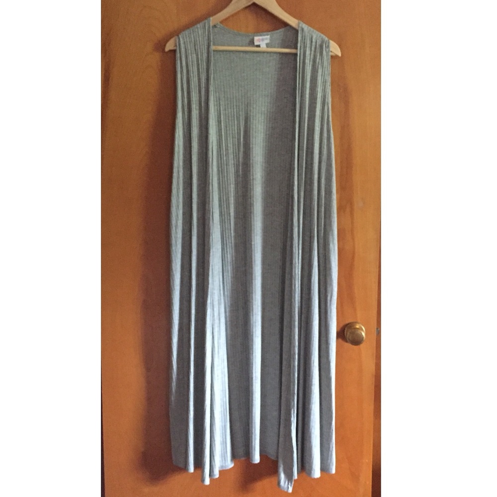 BNWOT Grey LuLaRoe Joy Duster Vest